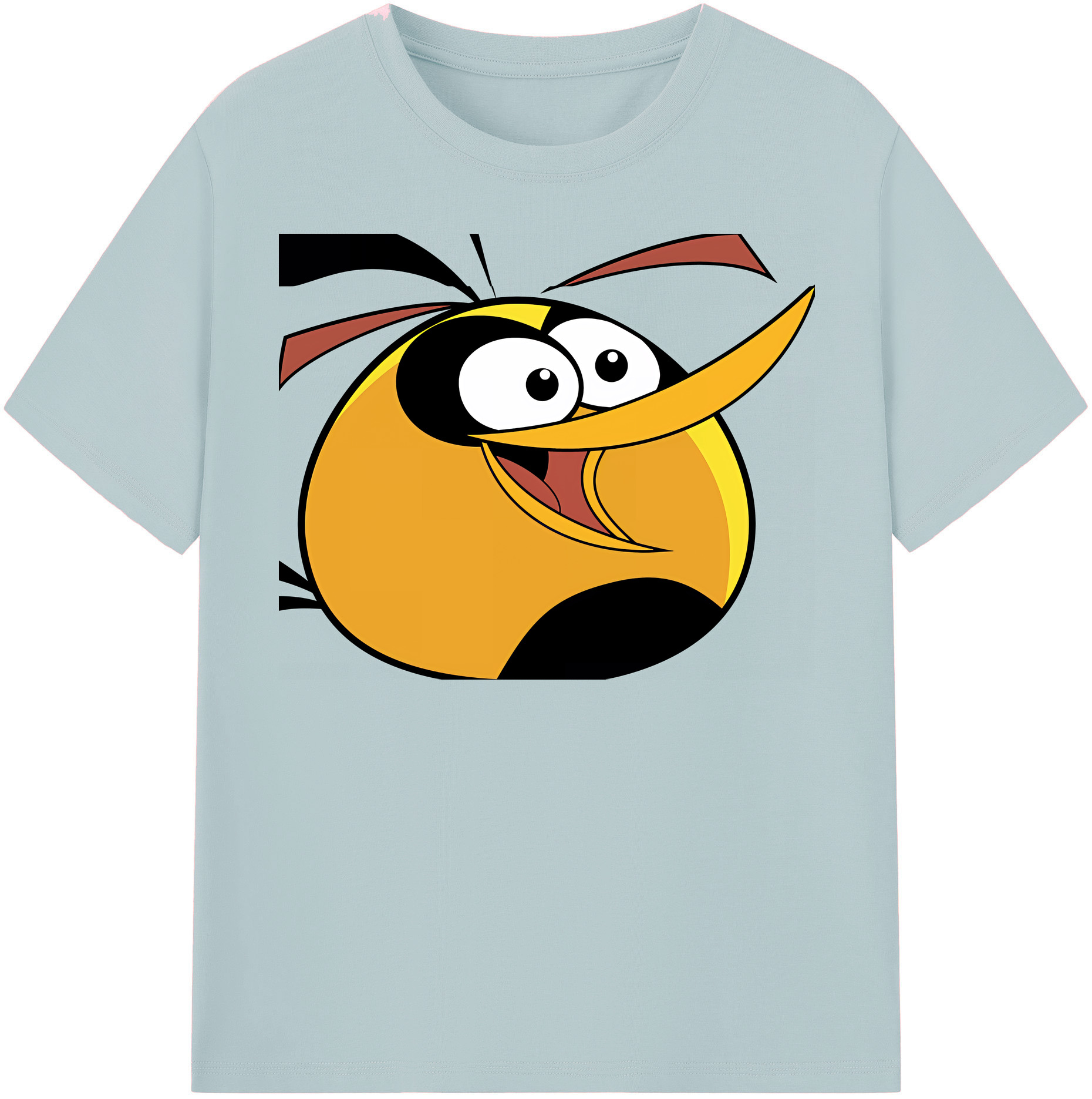 （画像用） Angry Birds アングリーバード 綿100％半袖Tシャツ（フロントプリント）